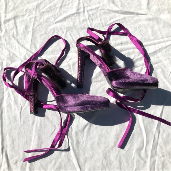 **SOLD** RARE TOM FORD GUCCI MINK PYTHON HEELS πβ¨ - Picture 9 of 11